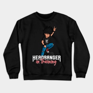 Little rockers - headbanger in training Crewneck Sweatshirt